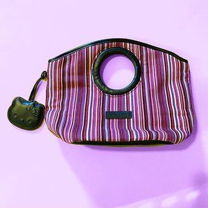 Sanrio Hello Kitty Purple Black Corduroy Purse